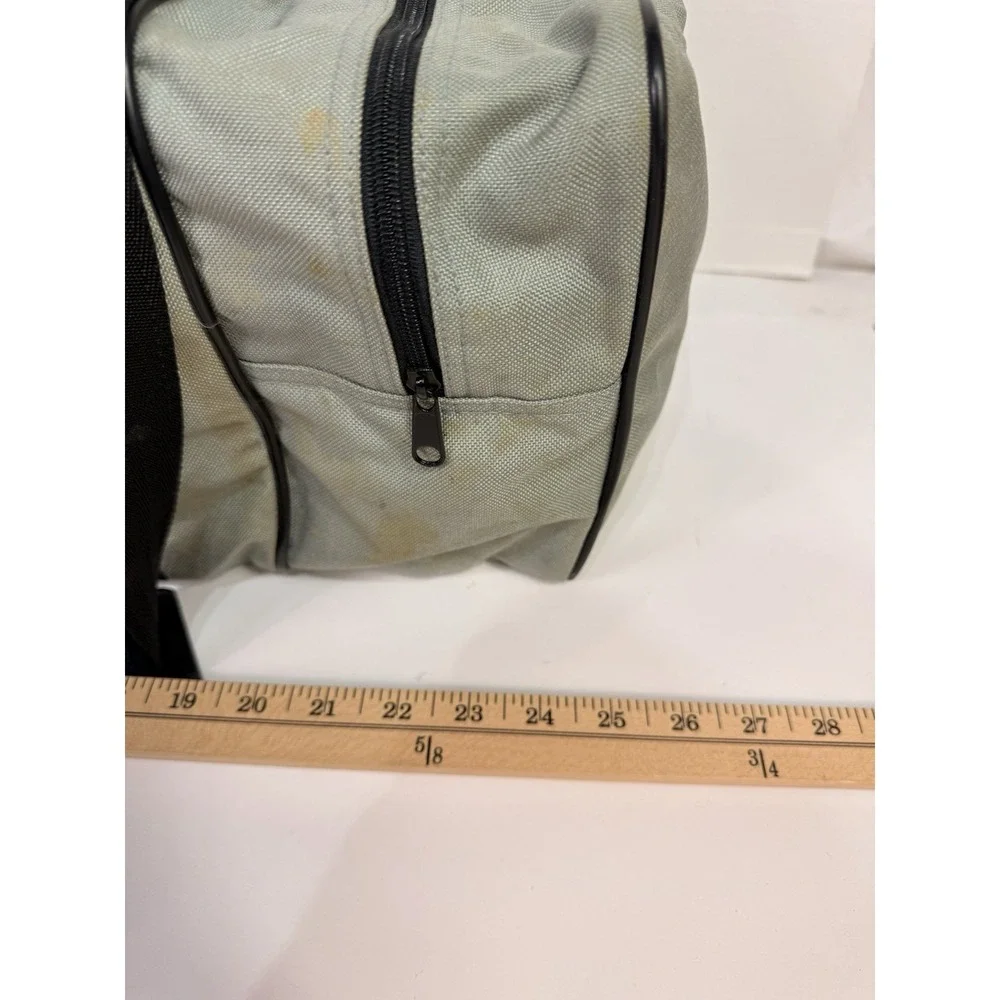 Vtg BF Goodrich 1991‎ FINAL FOUR INDIANAPOLIS Duffel Bag Gray Canvas Carry On